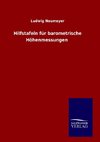 Hilfstafeln für barometrische Höhenmessungen