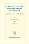 Geschichten der romanischen und germanischen Völker