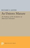 As Unions Mature