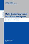 Multi-disciplinary Trends in Artificial Intelligence