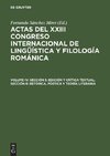 Sección 5: Edición y crítica textual. Sección 6: Retórica, poética y teoría literaria