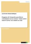 Programa de formación para líderes comunitarios en la comuna 