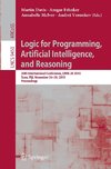 Logic for Programming, Artificial Intelligence, and Reasoning