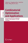 Combinatorial Optimization and Applications