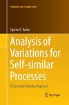 Analysis of Variations for Self-similar Processes