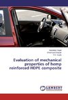 Evaluation of mechanical properties of hemp reinforced HDPE composite