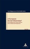 A European Social Citizenship?