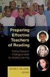 Preparing Effective Teachers of Reading