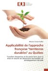 Applicabilité de l'approche française 