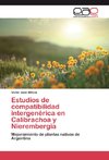 Estudios de compatibilidad intergenérica en Calibrachoa y Nierembergia