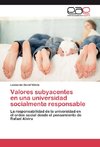 Valores subyacentes en una universidad socialmente responsable