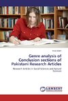 Genre analysis of Conclusion sections of Pakistani Research Articles