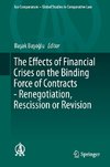 The Effects of Financial Crises on the Binding Force of Contracts - Renegotiation, Rescission or Revision