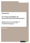 Die Verfassungsmäßigkeit der Steuerbefreiung des Betriebsvermögens