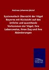 Systematisch Übersicht der Vögel Bayerns mit Rücksicht auf das örtliche und quantitavie Vorkommen der Vögel, ihre Lebensweise, ihren Zug und ihre Abänderungen