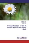 Delignification of black liquor from sunn hemp fibre