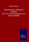 Geschichte der Lateinischen Literatur