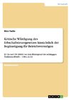 Kritische Würdigung des Erbschaftsteuergesetzes hinsichtlich der Begünstigung für Betriebsvermögen