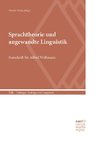 Sprachtheorie und angewandte Linguistik