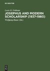 Josephus and Modern Scholarship (1937-1980)