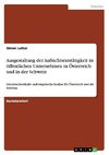 Ausgestaltung der Aufsichtsratstätigkeit in öffentlichen Unternehmen in Österreich und in der Schweiz