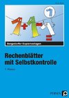 Rechenblätter mit Selbstkontrolle. 1. Schuljahr