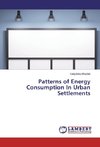 Patterns of Energy Consumption In Urban Settlements