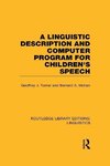 Turner, G: Linguistic Description and Computer Program for C