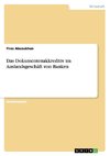 Das Dokumentenakkreditiv im Auslandsgeschäft von Banken