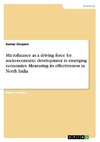 Microfinance as a driving force for socio-economic development in emerging economies. Measuring its effectiveness in North India