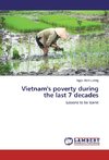 Vietnam's poverty during the last 7 decades