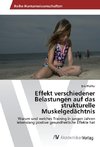 Effekt verschiedener Belastungen auf das strukturelle Muskelgedächtnis