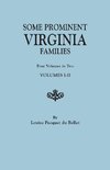 Some Prominent Virginia Families. Four Volumes in Two. Volumes I-II