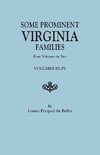 Some Prominent Virginia Families. Four Volumes in Two. Volumes III-IV