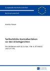 Tarifrechtliche Kontrollverfahren vor den Arbeitsgerichten