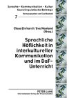 Sprachliche Höflichkeit in interkultureller Kommunikation und im DaF-Unterricht