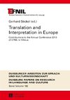 Translation and Interpretation in Europe