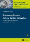 Addressing Barriers to Low-Carbon Innovation