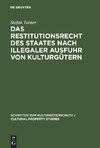 Das Restitutionsrecht des Staates nach illegaler Ausfuhr von Kulturgütern