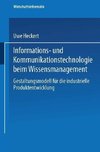 Informations- und Kommunikationstechnologie beim Wissensmanagement