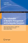 Geo-Informatics in Resource Management and Sustainable Ecosystem