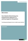 Eine kritische Betrachtung des kategorischen Imperativs in anthropologischer Perspektive