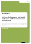 Erhebung der Transparenz und Validität der Fairness- und Kooperationsnote im Sportunterricht