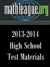 High School Test Materials 2013-2014