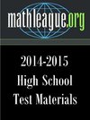 High School Test Materials 2014-2015