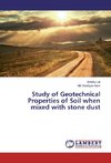 Study of Geotechnical Properties of Soil when mixed with stone dust