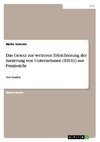 Das Gesetz zur weiteren Erleichterung der Sanierung von Unternehmen (ESUG) aus Praxissicht