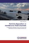 Particle deposition in membranes feed channels