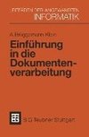 Einführung in die Dokumentenverarbeitung