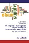 An empirical investigation among Malaysian manufacturing companies